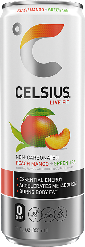 Celsius Peach Mango Green Tea
