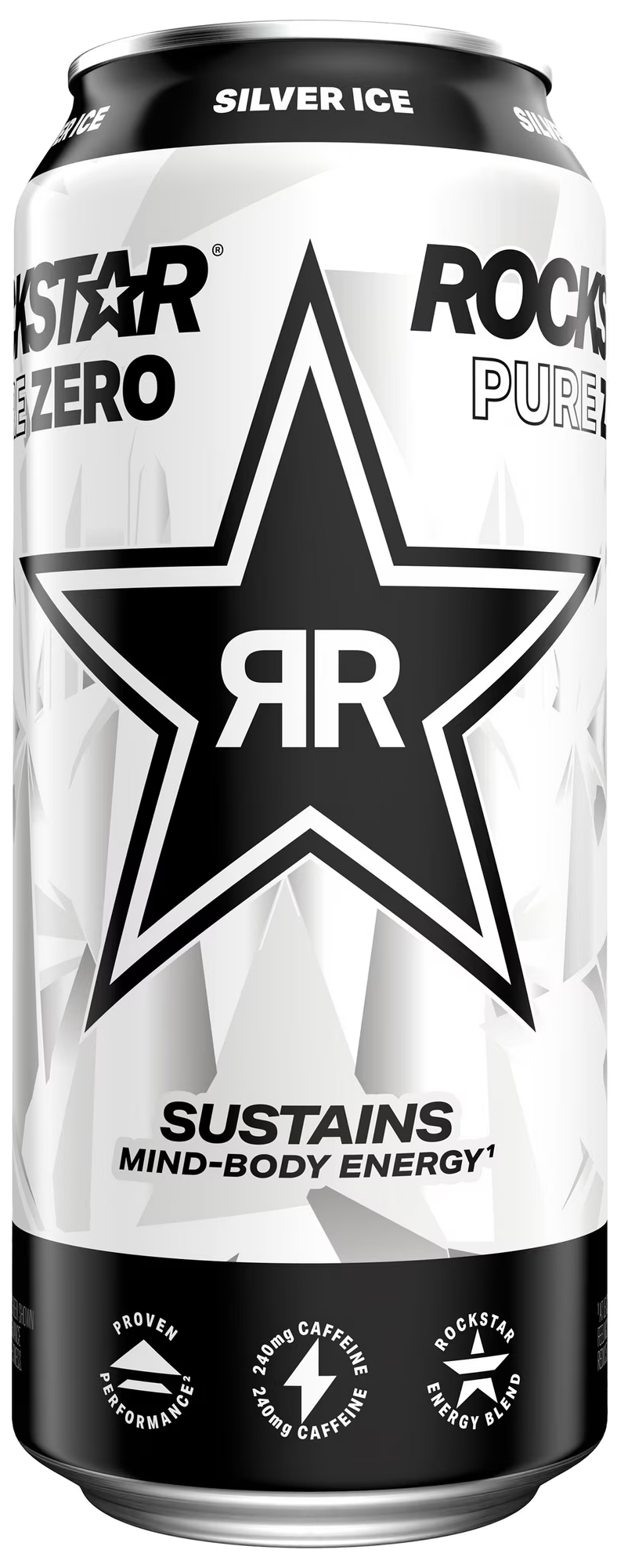 Rockstar Energy Pure Zero Silver Ice