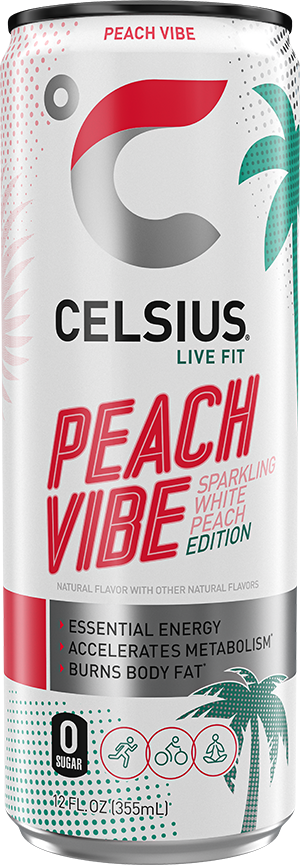 Celsius Peach Vibe
