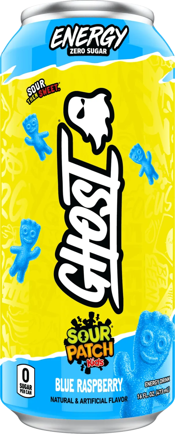 GHOST Energy Sour Patch Kids Blue Raspberry