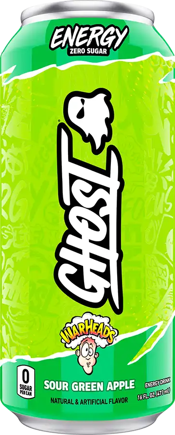 GHOST Energy Warheads Sour Green Apple