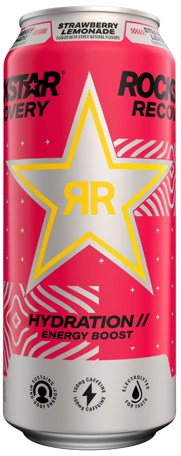 Rockstar Energy Recovery Strawberry Lemonade